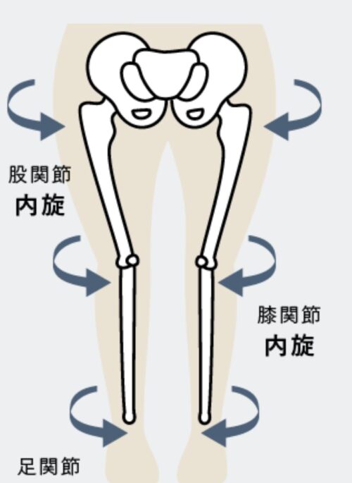股関節内旋パターン2
